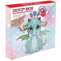Diamond Dotz® Ariel the Baby Dragon DOTZ® BOX  Diamond Painting Kit
