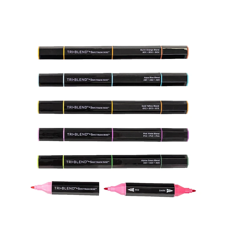Spectrum Noir™ TriBlend™ Exotic Blends Brush Marker Set