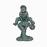 Design Toscano 16" Leap Froggin Playing Boys Garden Statue