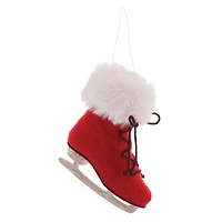 7.25" Fluffy Ice Skate Ornaments, 6ct.