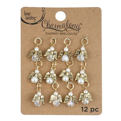 Charmalong™ Gold Angel Charms by Bead Landing™