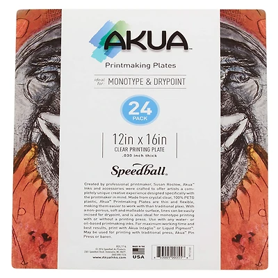 Speedball® Akua™ 12" x 16" Printing Plates, 24ct.