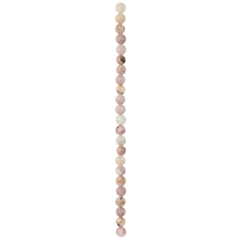 Pink Imitation Kunzite Round Beads, 8mm by Bead Landing™