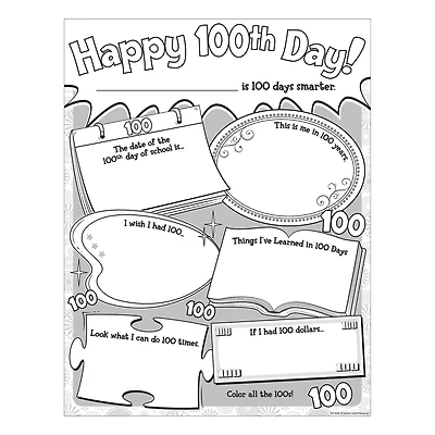 Teacher Created Resources Happy 100th Day Poster Pack