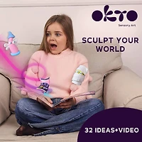 OKTO White & Pastels Air Clay Creativity Kit