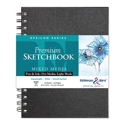 Stillman & Birn™ Epsilon Series Premium Spiral Hardcover Mixed Media Sketchbook