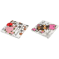 7" Ladybug Outdoor Garden Stone Set