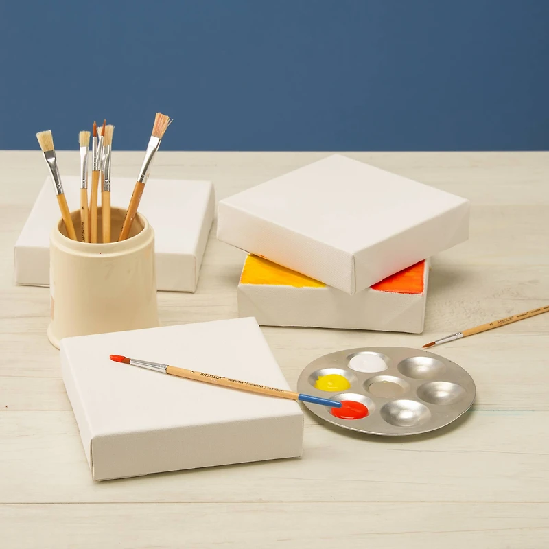 6 Packs: 4 ct. (24 total) Level 1 6" x 6" Deco Canvas Pack by Artist's Loft®