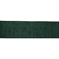 2.5" x 80ft. Green Faux Linen Wired Jumbo Ribbon by Celebrate It®