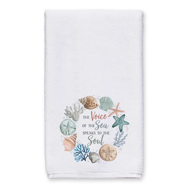 Voice Of The Sea Wreath Tea Towel Set