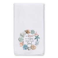 Voice Of The Sea Wreath Tea Towel Set