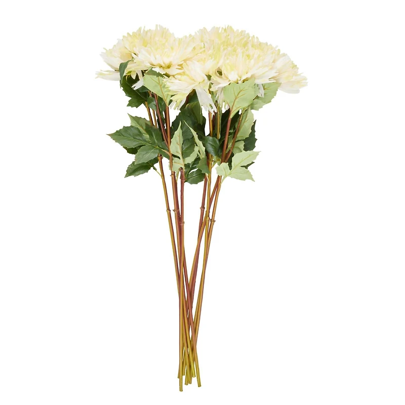 32" White Dahlia Artificial Flower Stem, 8ct.