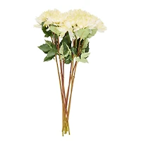 32" White Dahlia Artificial Flower Stem, 8ct.
