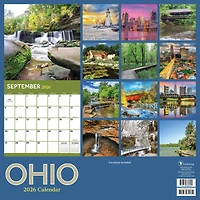 2026 Ohio Wall Calendar