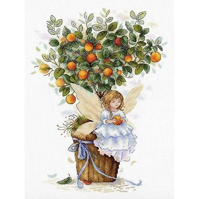 MP Studia Orange Fairy Cross Stitch Kit