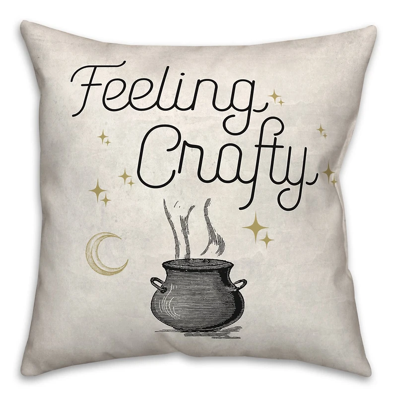 Feeling Crafty Throw Pillow