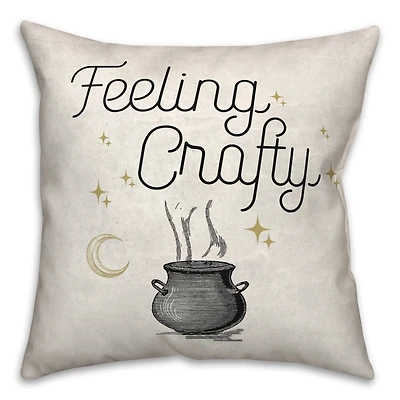 Feeling Crafty Throw Pillow