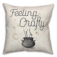 Feeling Crafty Throw Pillow