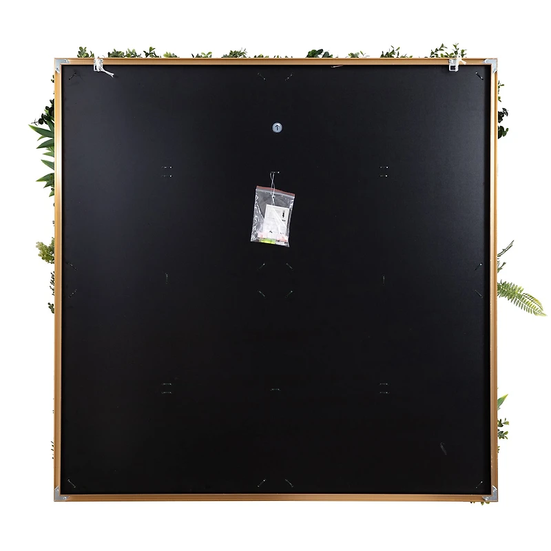 38" Framed Madagascar Forest Artificial Living Wall Art Panel