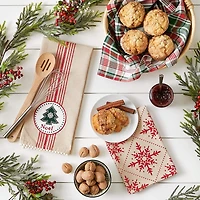 DII® Assorted Noel Tree Dishtowel Set