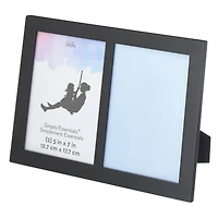 Simply Essentials™ 2 Opening 5" x 7" Black Frame by Studio Décor®