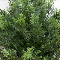 3ft. UV-Resistant Artificial Cedar Bush with Integrated Ground Stake