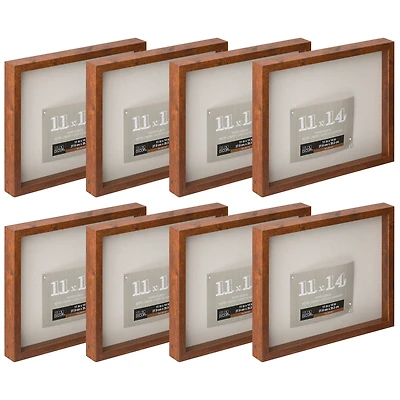 8 Pack: Honey 11" x 14" Belmont Shadow Box by Studio Décor®