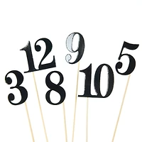 1-12 Black Table Numbers by Celebrate It™