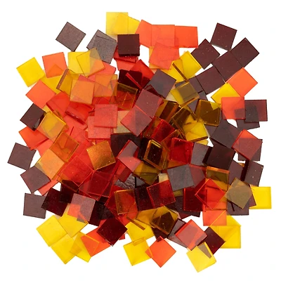 Oceanside Compatible™ Small Transparent Mosaic Stained Glass Squares, 8oz.