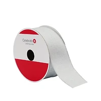 1.5" x 30ft. Silver Shimmer Wired Ribbon by Celebrate It®