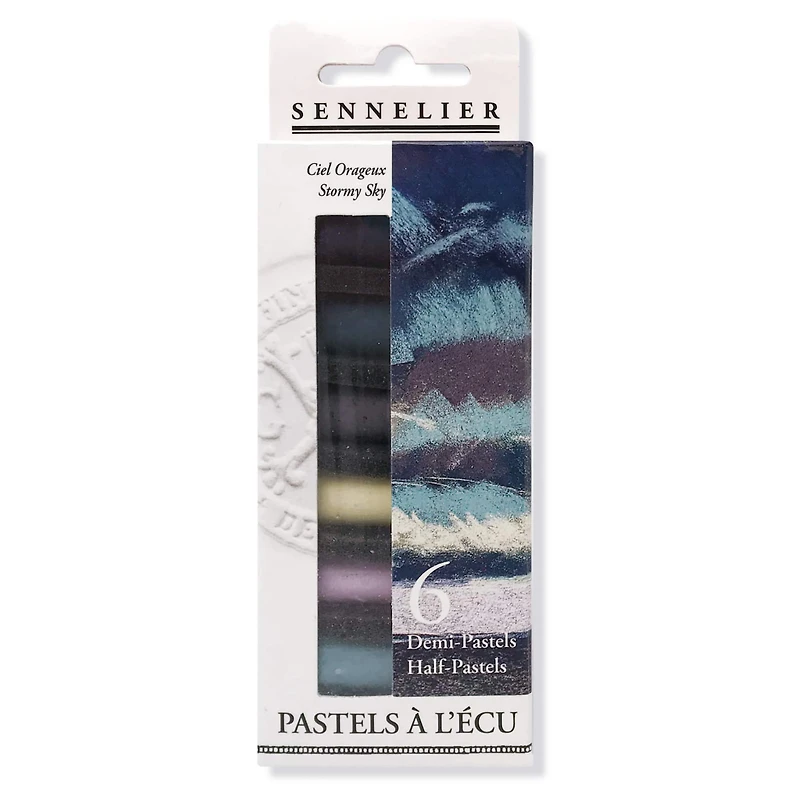 Sennelier Stormy Sky Extra-Soft Half-Pastel Set, 6ct.
