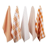 DII® Pumpkin Spice Farmhouse Woven Dishtowel Set
