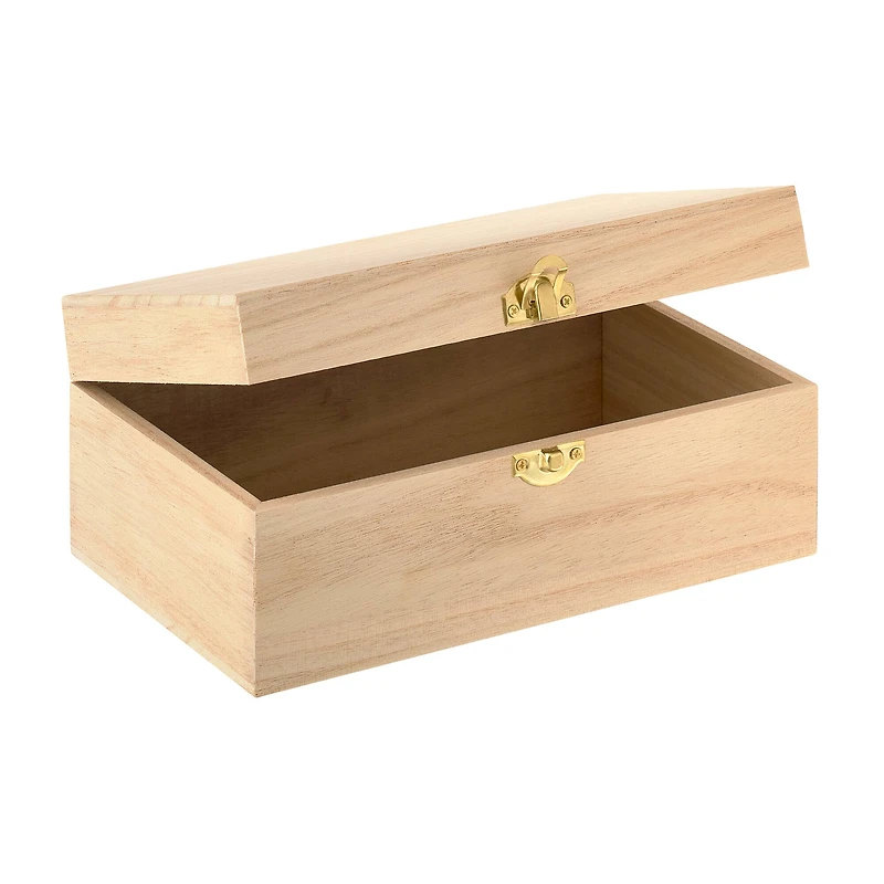 8.5" Wood Trinket Box by Make Market®