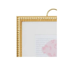 Just Jane 5" x 7" Gold Gadroon Frame with Mat by Studio Décor®