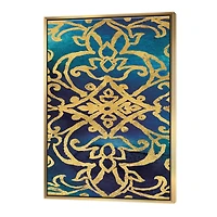 Designart - metallic Glam Indigo Form II