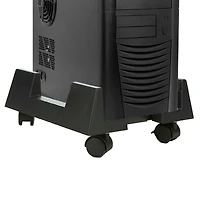 Mind Reader Black Adjustable Mobile Computer Stand