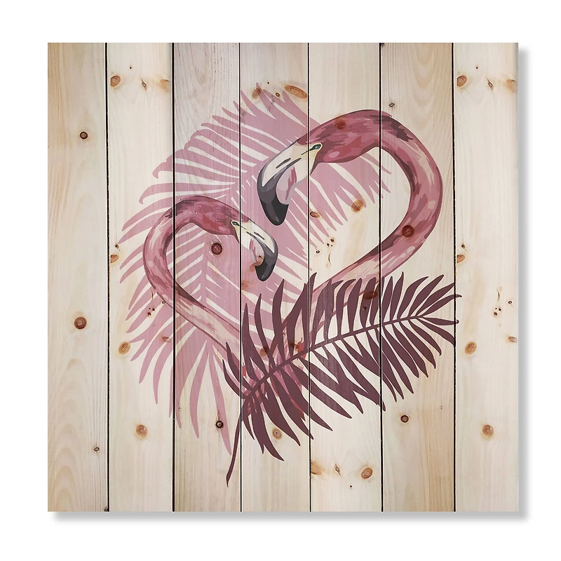 Designart - Flamingo In Tropical Summer I