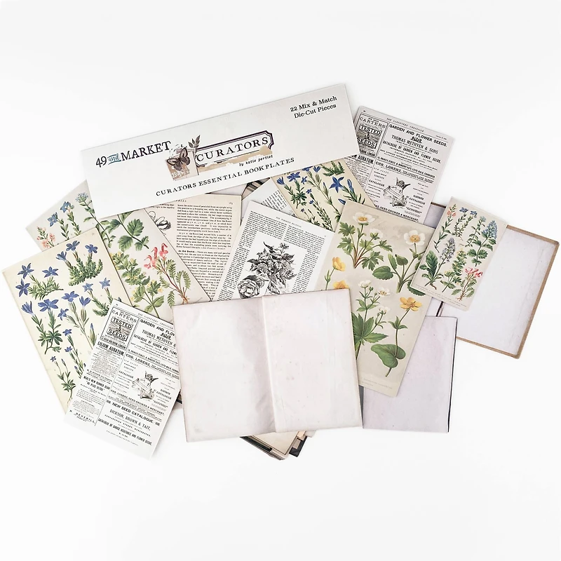 49 and Market Curators Essential Cardstock Bookplates