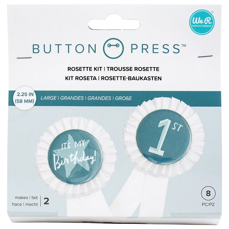 We R Memory Keepers® Button Press™ Rosette Kit, Makes 2