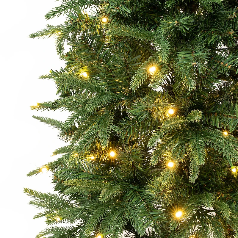 4.5ft. Pre-Lit Feel-Real® Duxbury Slim Artificial Christmas Tree, Warm White LED Lights