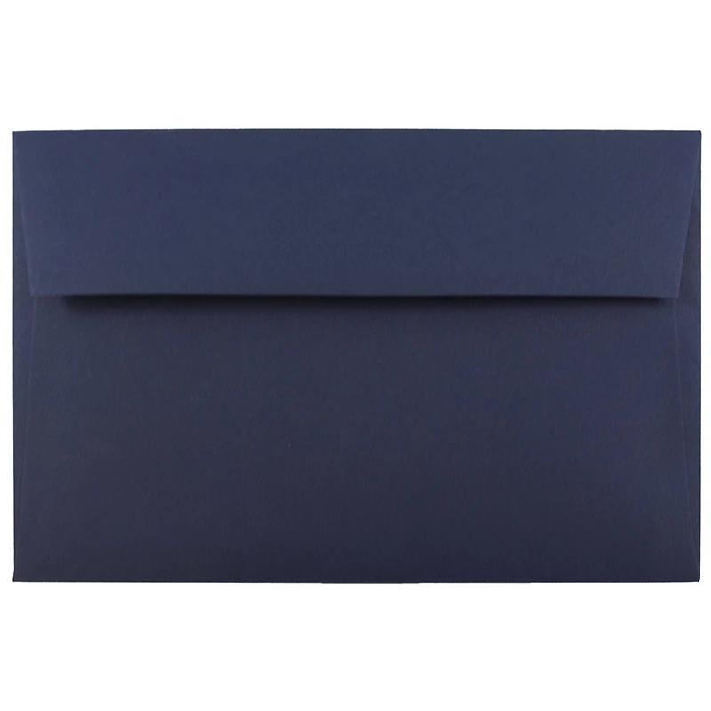 JAM Paper A10 Navy Blue Recycled Invitation Envelopes
