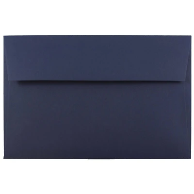 JAM Paper A10 Navy Blue Recycled Invitation Envelopes