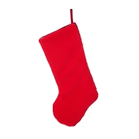 Glitzhome® 19" Reindeer Hooked Stocking