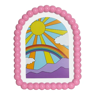 5" x 7" Beaded Arch Retro Frame with Mat by Studio Décor
