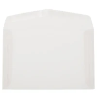 JAM Paper 6" x 9" Translucent Clear Vellum Envelopes, 25ct.