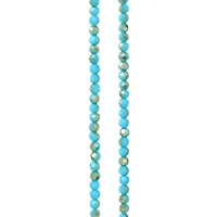 Aqua Mix Small Glass Faceted Round Beads, 3mm by Bead Landing™