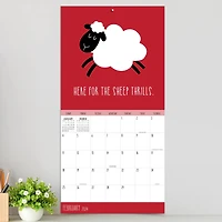 TF Publishing 2024 Puns Wall Calendar