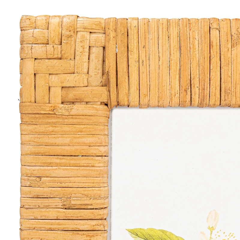 Hello Honey® Natural Handwoven Rattan Photo Frame