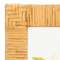 Hello Honey® Natural Handwoven Rattan Photo Frame