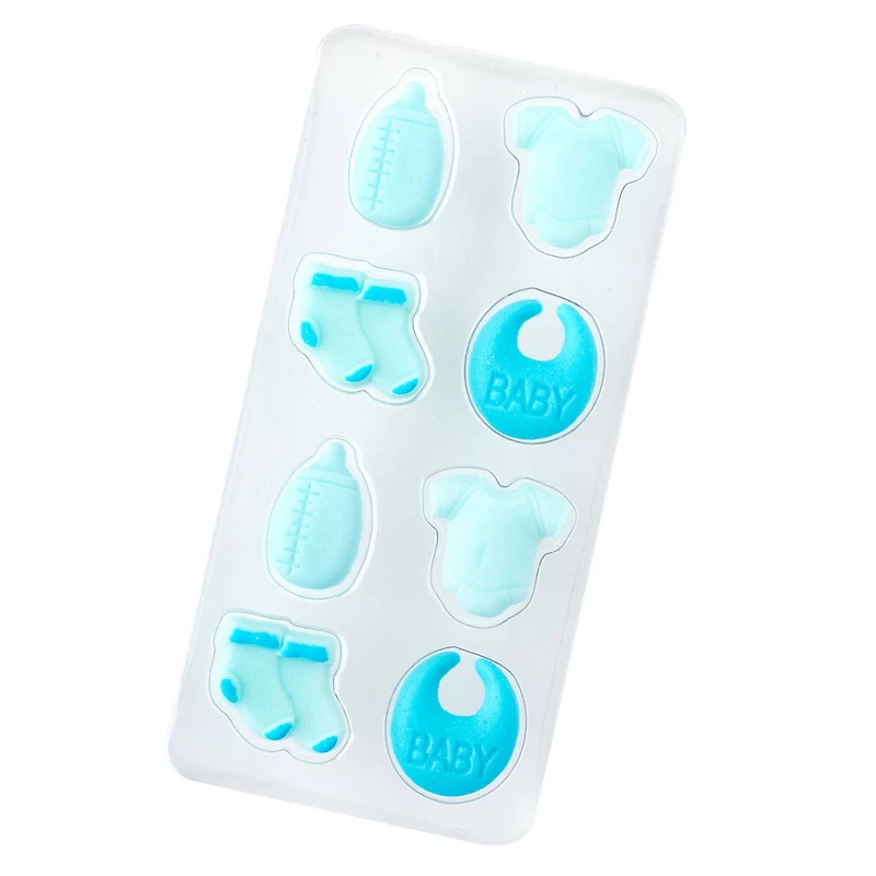 Sweet Tooth Fairy® Baby Boy Icing Decorations, 8ct.